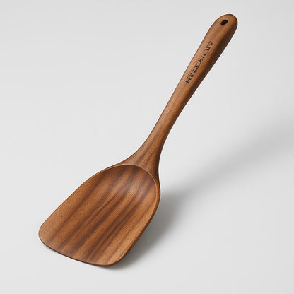Eco-Friendly Acacia Wooden Spatula Set for Non-Stick Cookware
