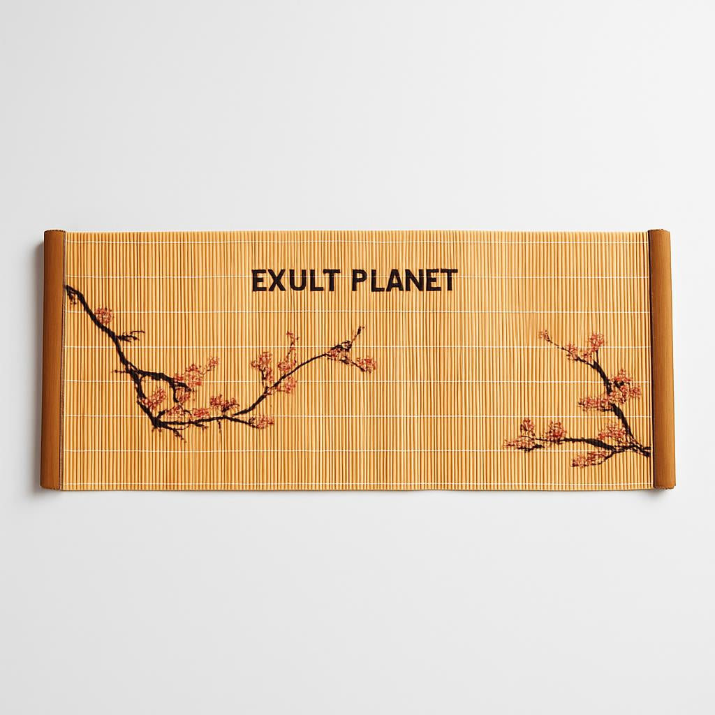 Eco-Friendly Bamboo Tea Mat Insulation Pad