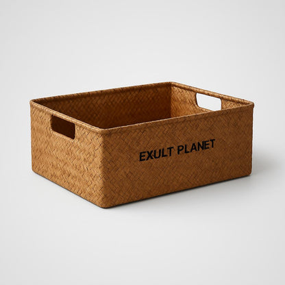 Eco-Friendly Natural Fiber Storage Baskets - Sustainable Home Organization