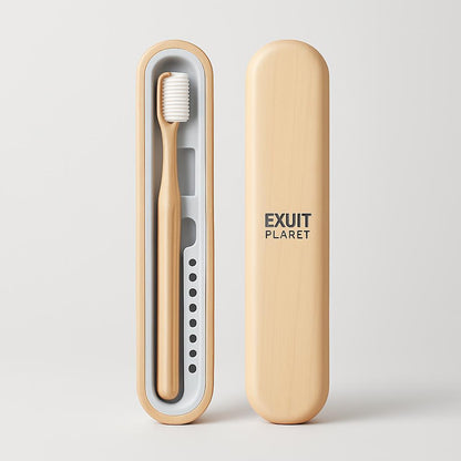 Eco-Friendly Walnut Storage Box for iPad & Stylus