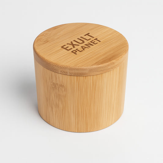 Bamboo Spice Container - Eco-Friendly, Sustainable, Natural Wood
