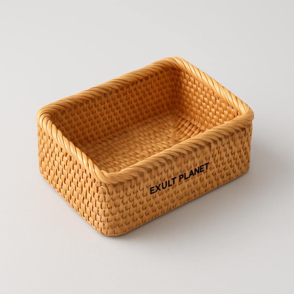 Eco-Friendly Rattan Stackable Storage Box