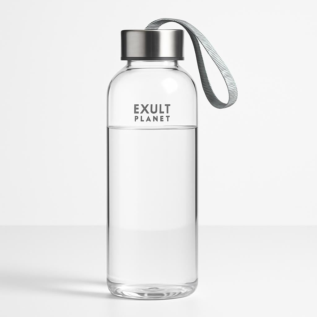 Eco-Friendly Transparent Reusable Water Bottle