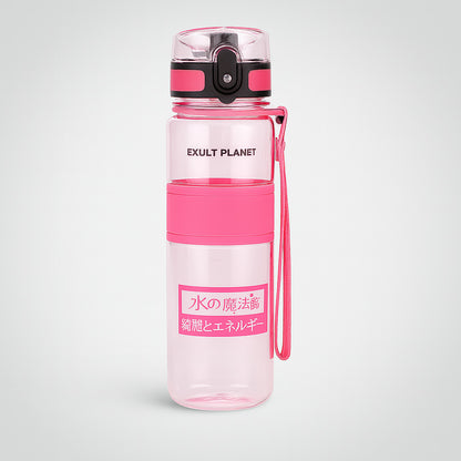 Eco-Friendly BPA Free Tritan Sports Water Bottle with Wide Mouth and One Click