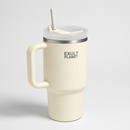 Insulated Travel Mug with Handle - Eco-Friendly