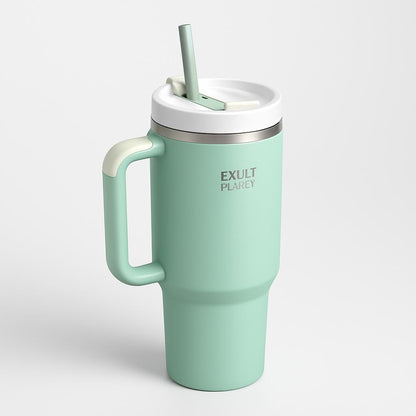 Insulated Travel Mug with Handle - Eco-Friendly