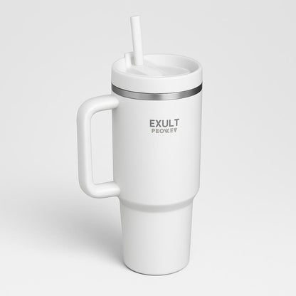 Insulated Travel Mug with Handle - Eco-Friendly