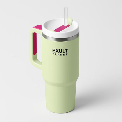 Insulated Travel Mug with Handle - Eco-Friendly