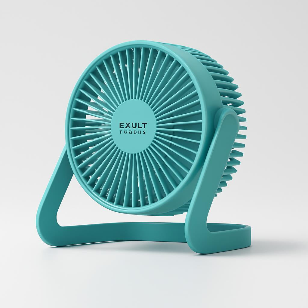 Eco-Friendly Compact Silent Desktop Fan