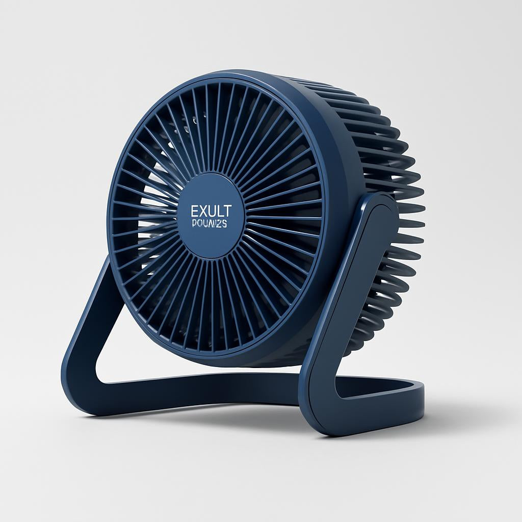Eco-Friendly Compact Silent Desktop Fan
