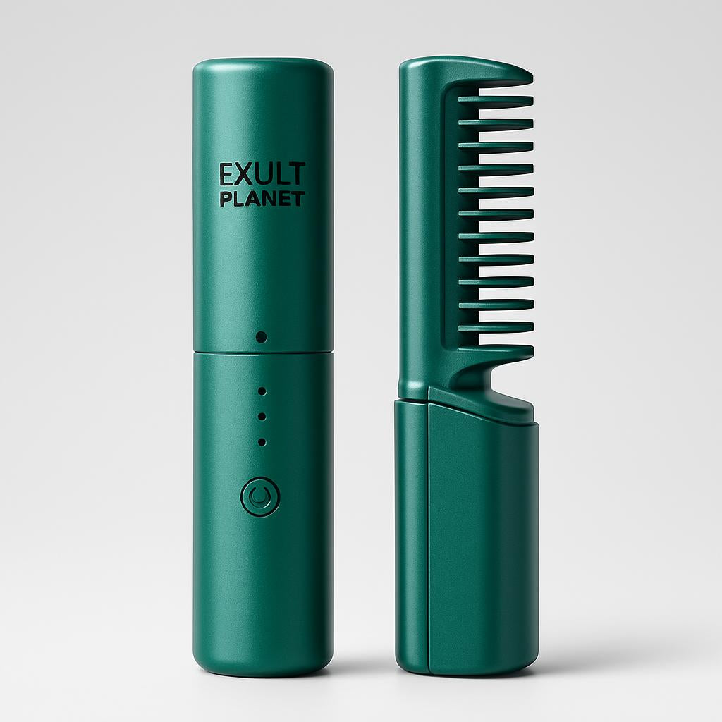 Eco-Friendly Wireless Hair Hot Comb for Effortless Styling