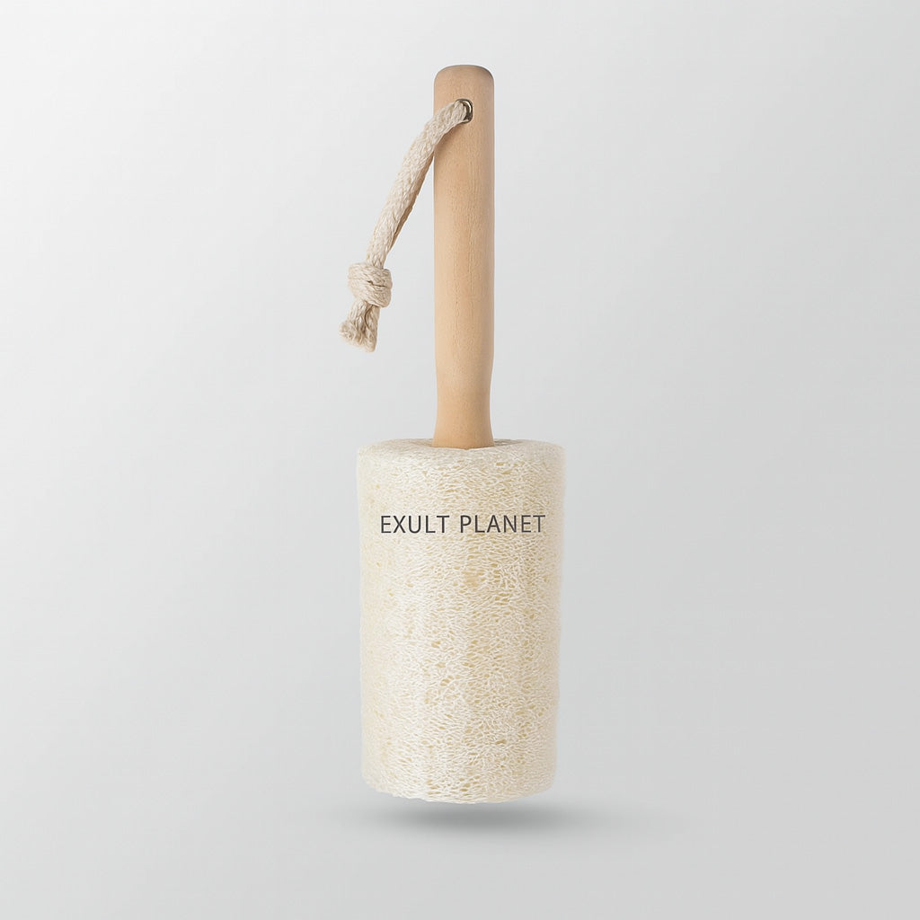 Eco-Friendly Loofah Toilet Brush for Sustainable Cleaning