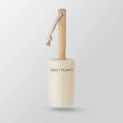 Eco-Friendly Loofah Toilet Brush for Sustainable Cleaning