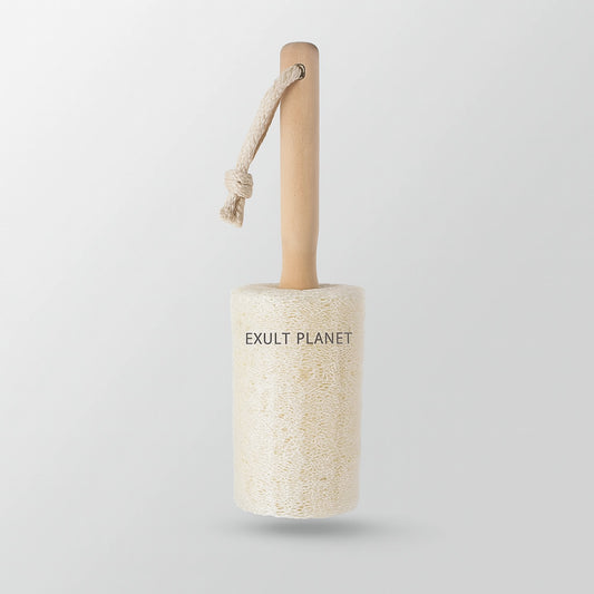 Eco-Friendly Loofah Toilet Brush for Sustainable Cleaning