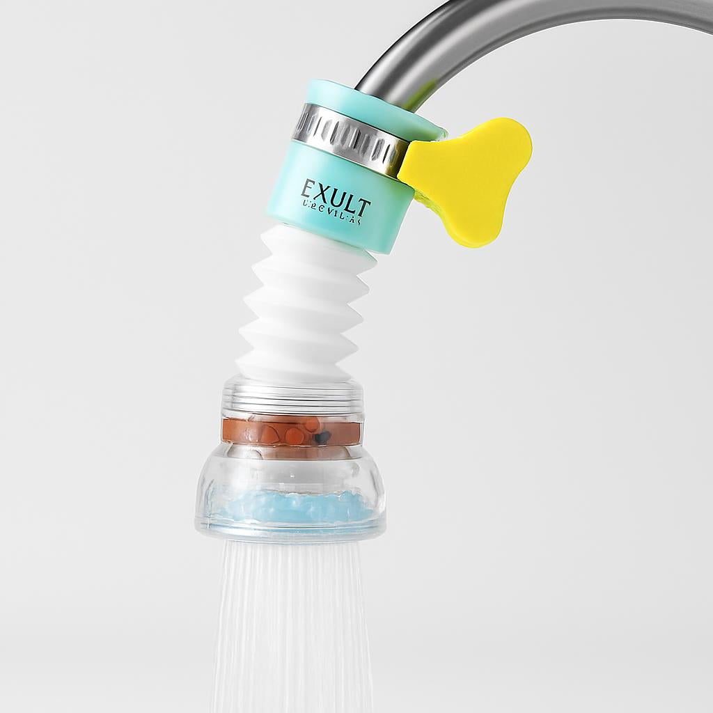 Water-Saving Faucet Aerator with Filtration Beads