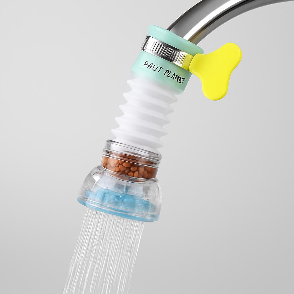 Water-Saving Faucet Aerator with Filtration Beads