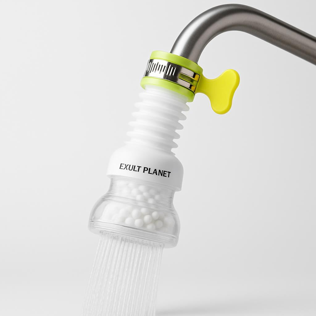 Water-Saving Faucet Aerator with Filtration Beads