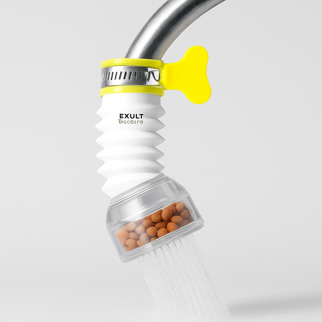 Water-Saving Faucet Aerator with Filtration Beads