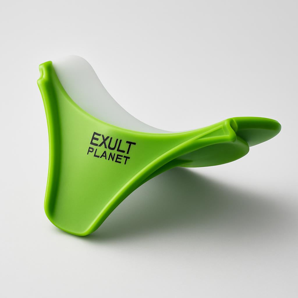 Green Silicone Clip-On Pot Spout for Spill-Free Pouring