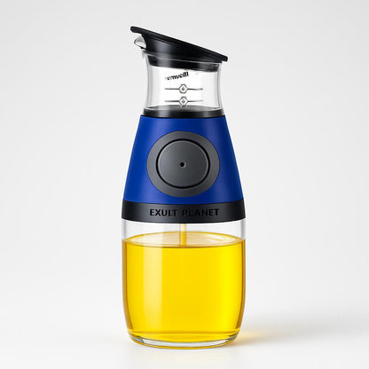 Eco-Friendly 500ml Glass Oil Dispenser for Kitchen
