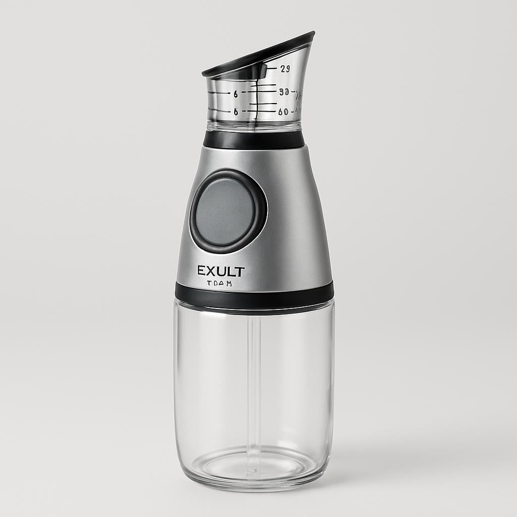 Eco-Friendly 500ml Glass Oil Dispenser for Kitchen