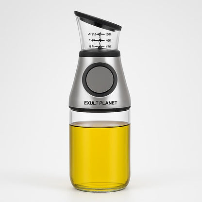 Eco-Friendly 500ml Glass Oil Dispenser for Kitchen