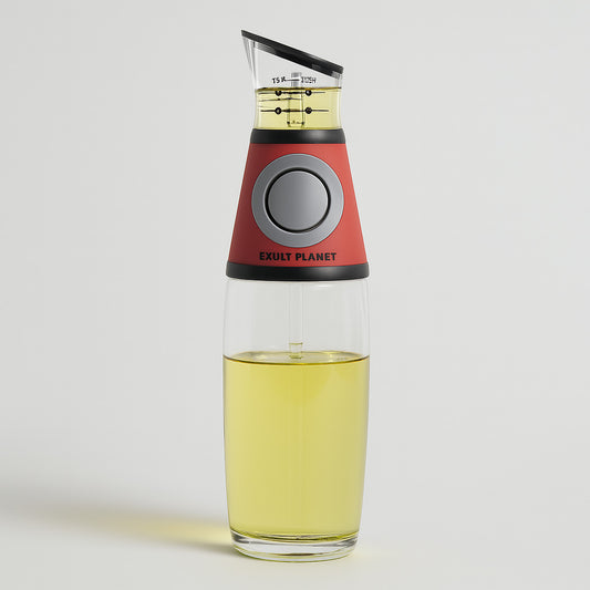 Eco-Friendly 500ml Glass Oil Dispenser for Kitchen