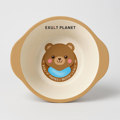 Eco-Friendly Children's Bowls with Animal Designs