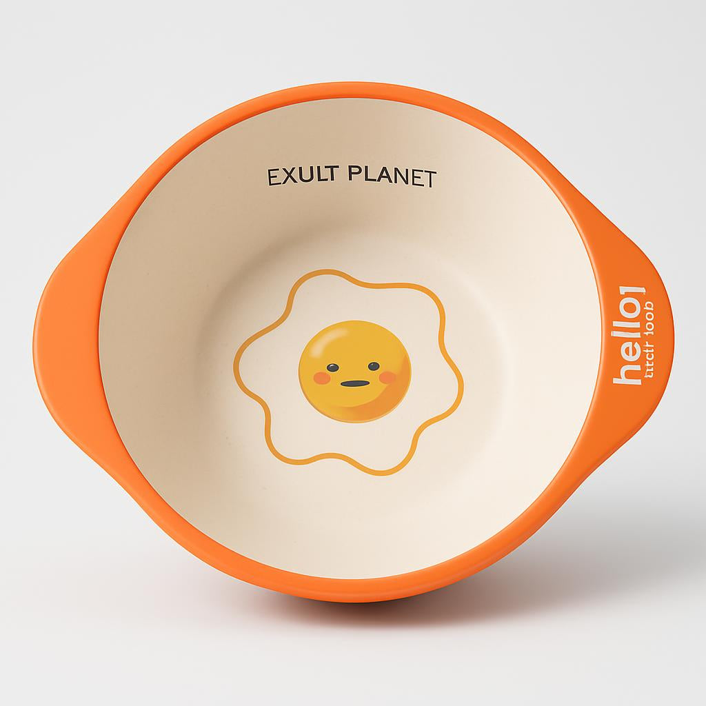 Eco-Friendly Children's Bowls with Animal Designs