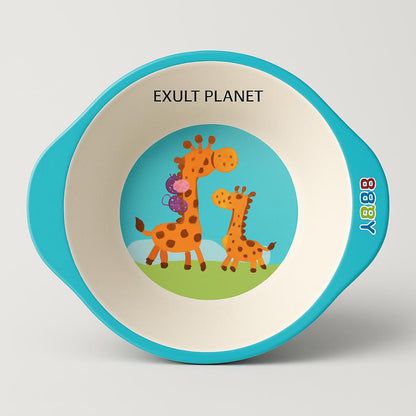 Eco-Friendly Children's Bowls with Animal Designs