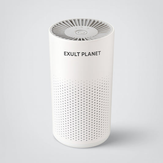 Energy-Efficient Cylindrical Air Purifier with Washable Filters