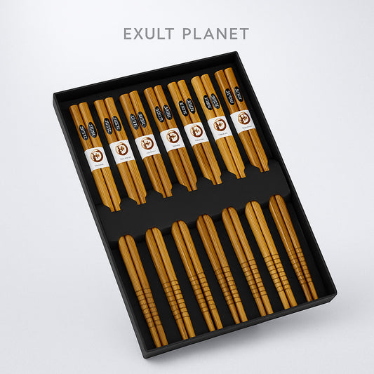 Eco-Friendly Bamboo Reusable Chopsticks - Sustainable Dining Essentials