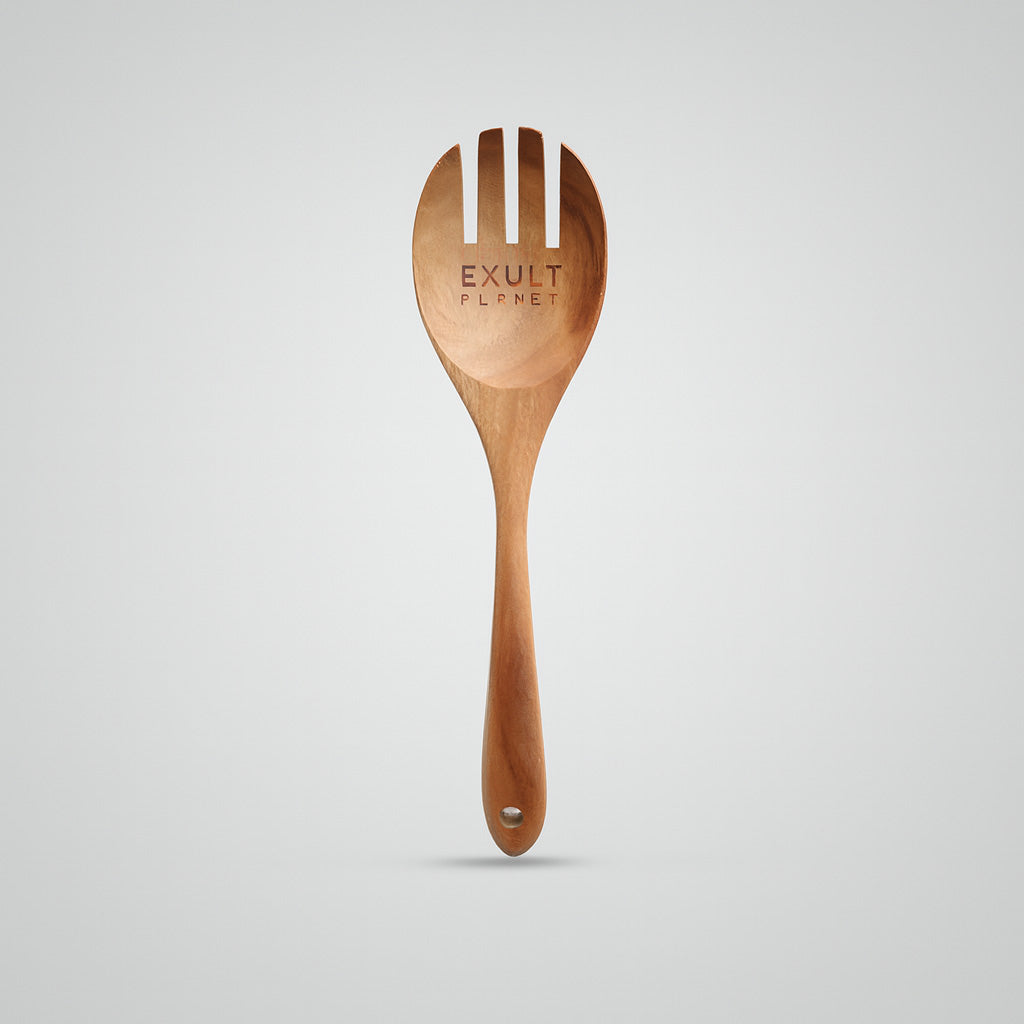 Eco-Friendly Wooden Kitchen Utensils Set - Sustainable & Durable