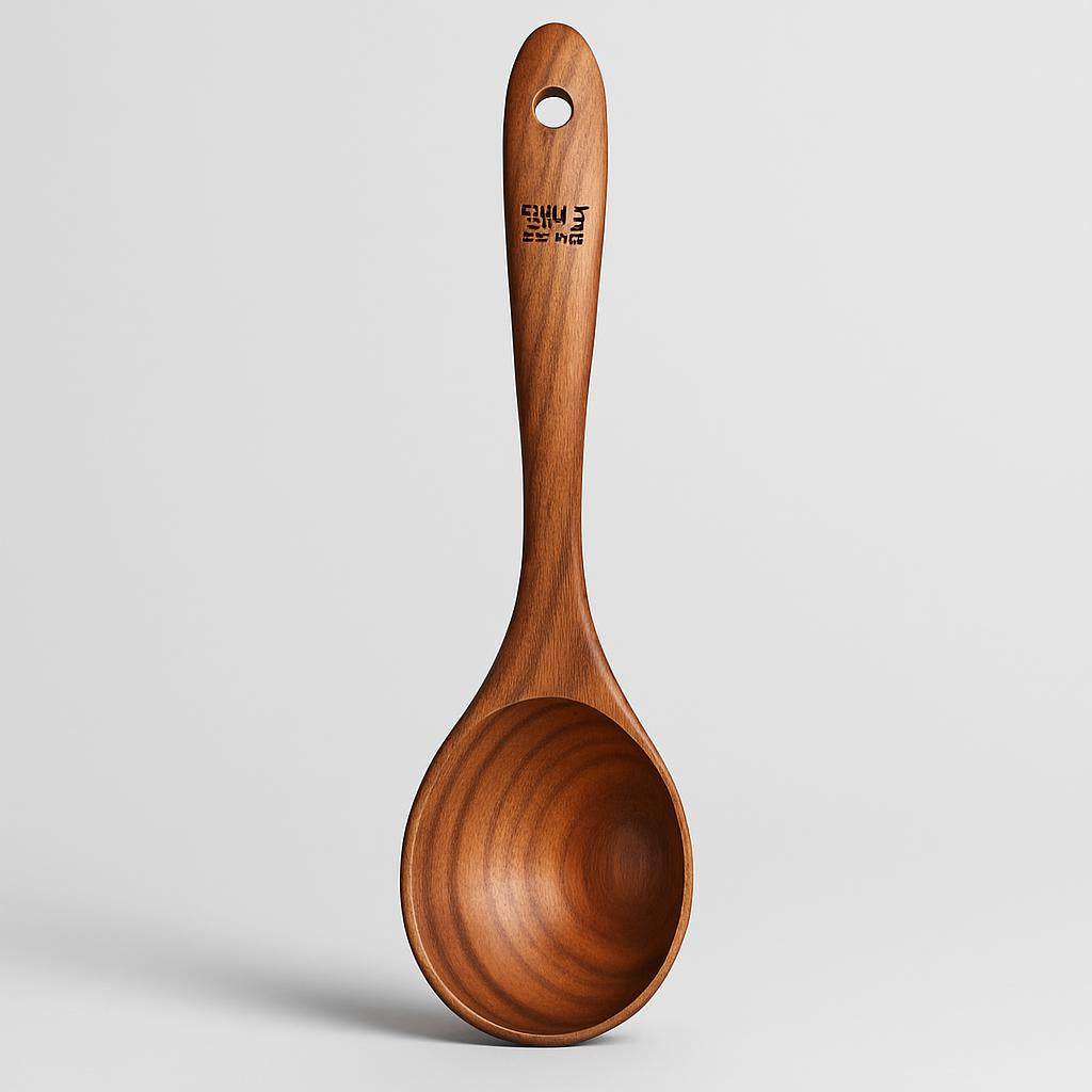 Eco-Friendly Wooden Kitchen Utensils Set - Sustainable & Durable