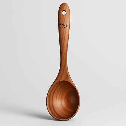 Eco-Friendly Wooden Kitchen Utensils Set - Sustainable & Durable