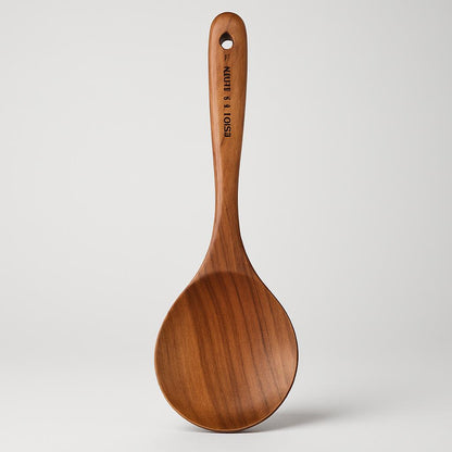 Eco-Friendly Wooden Kitchen Utensils Set - Sustainable & Durable