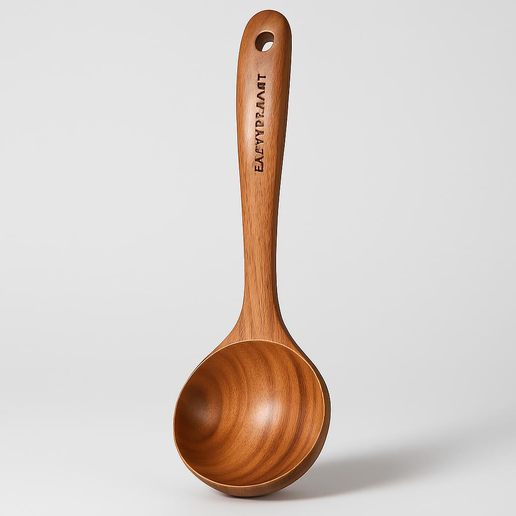 Eco-Friendly Wooden Kitchen Utensils Set - Sustainable & Durable