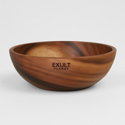 Eco-Friendly Wooden Fruit and Salad Bowl