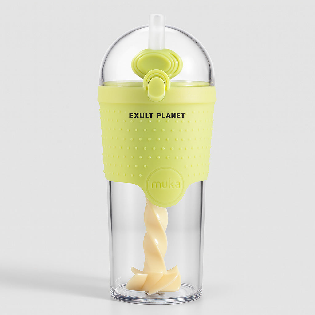 Eco-Friendly Kids Water Bottle with Straw - BPA Free