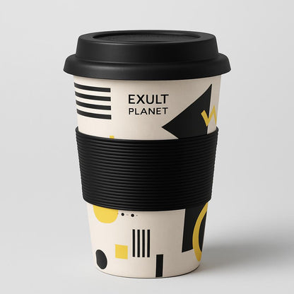 Eco-Friendly Reusable Bamboo Cup 400ml