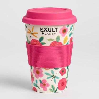Eco-Friendly Reusable Bamboo Cup 400ml