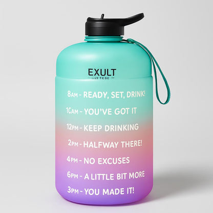 Eco-Friendly Gallon Water Bottle with Straw