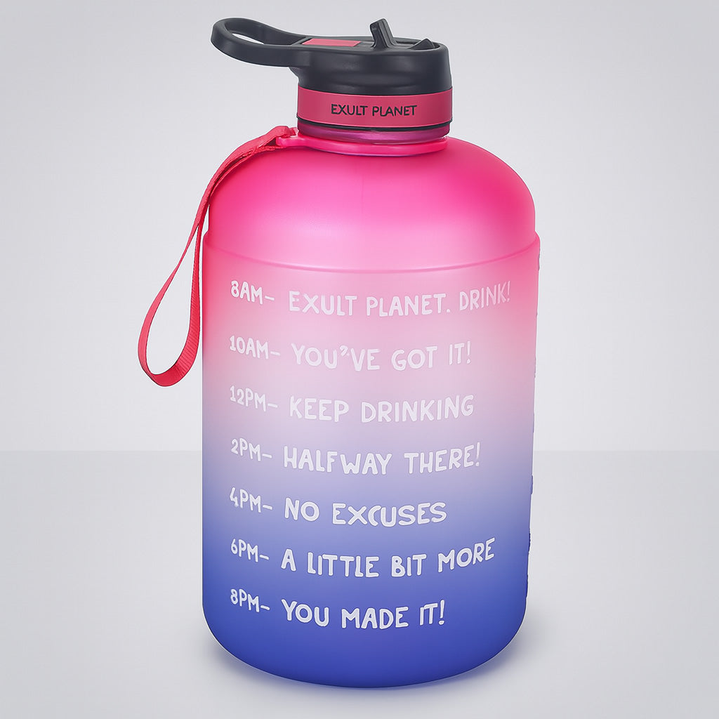 Eco-Friendly Gallon Water Bottle with Straw BPA Free