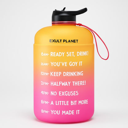 Eco-Friendly Gallon Water Bottle with Straw