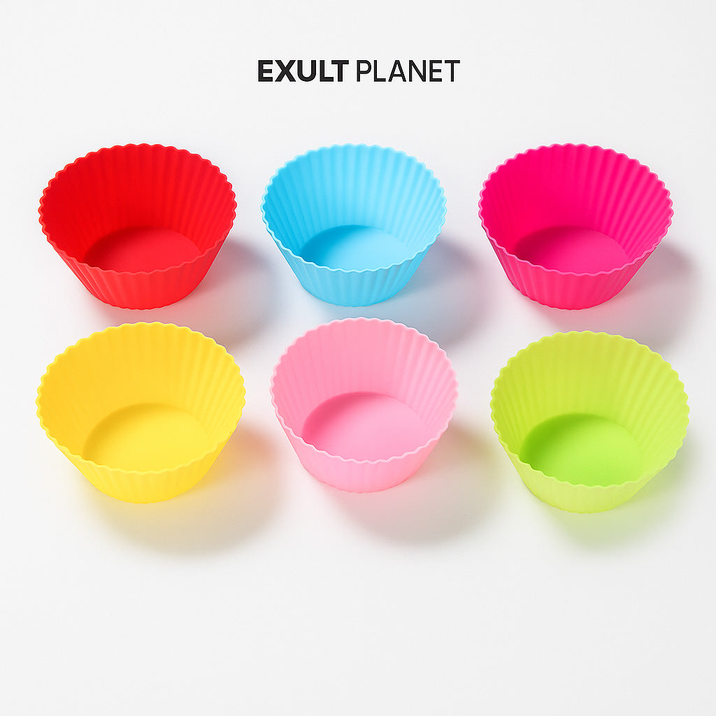 Eco-Friendly Silicone Baking Cups - Reusable, Non-Toxic, Zero-Waste