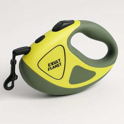 Retractable Dog Leash with Built-in Flashlight for Safe Night Walks