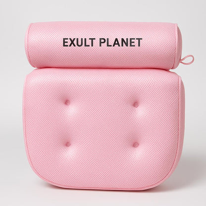 Luxurious Eco-Friendly Bath Pillow with Suction Cups