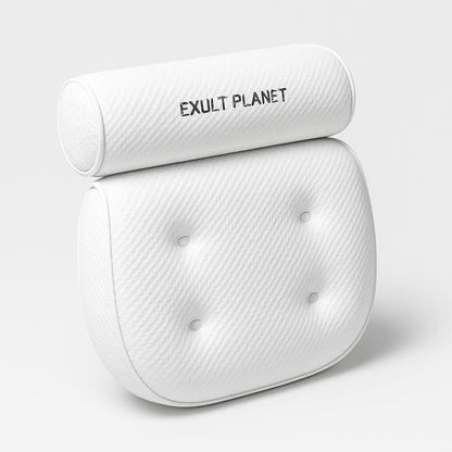 Luxurious Eco-Friendly Bath Pillow with Suction Cups