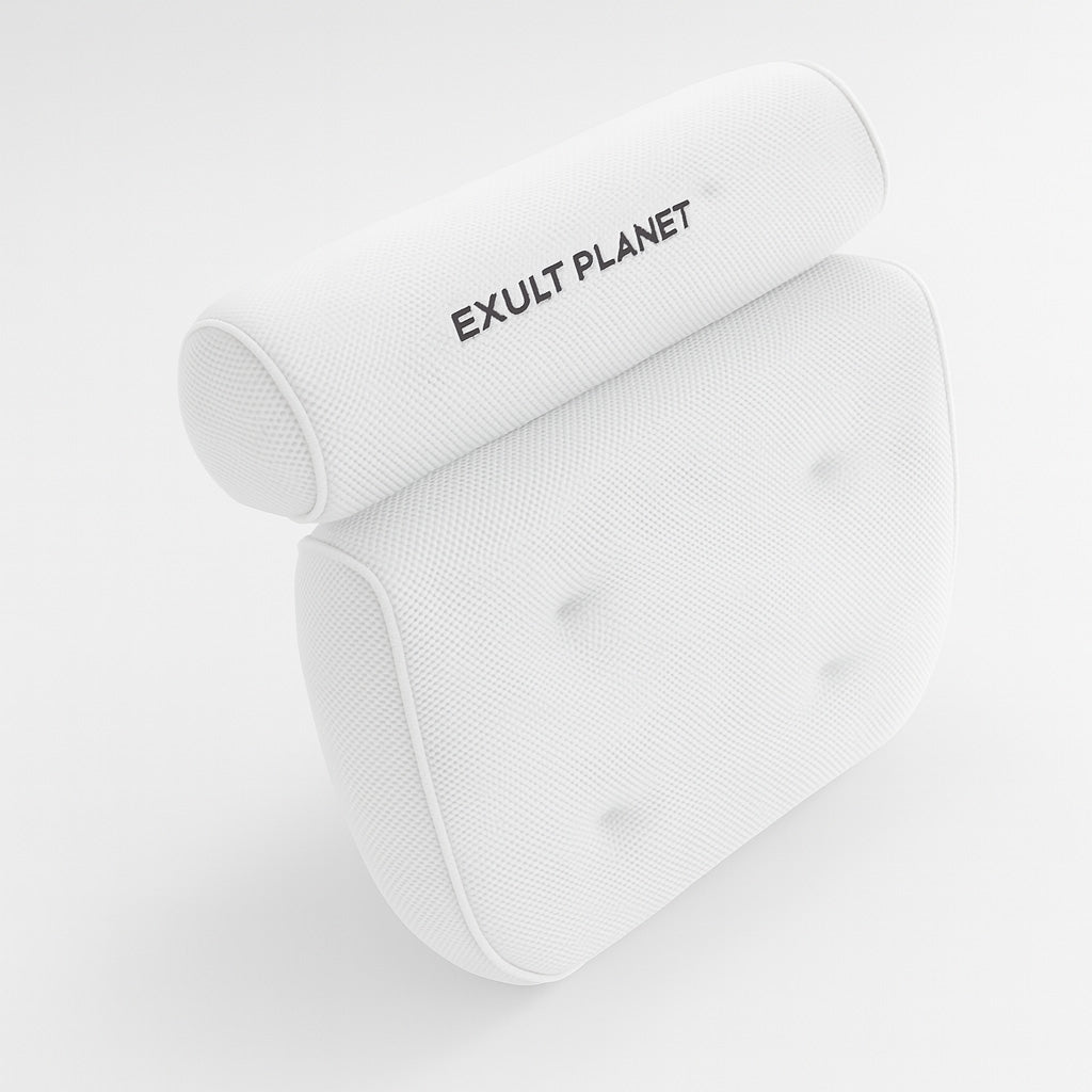 Luxurious Eco-Friendly Bath Pillow with Suction Cups