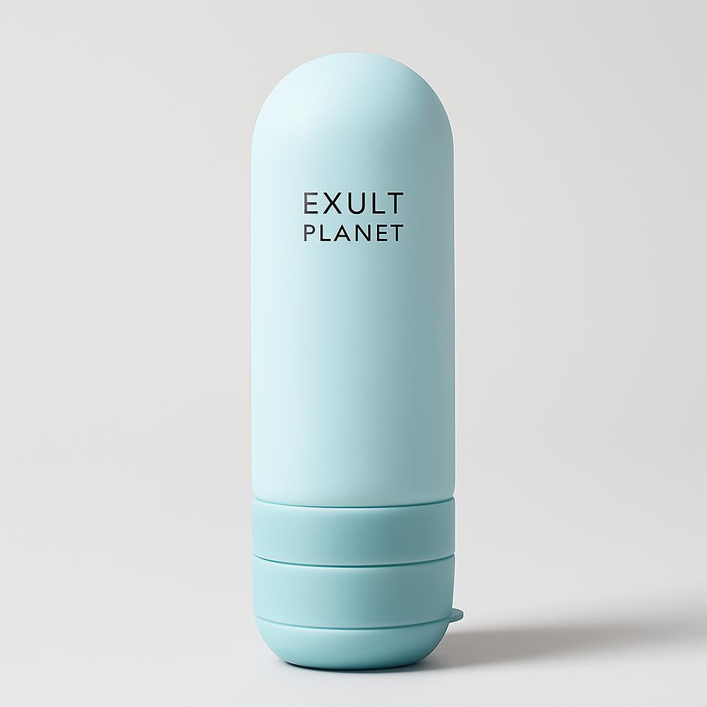 Eco-Friendly Refillable Travel Bottles - Silicone, Compact, Sustainable